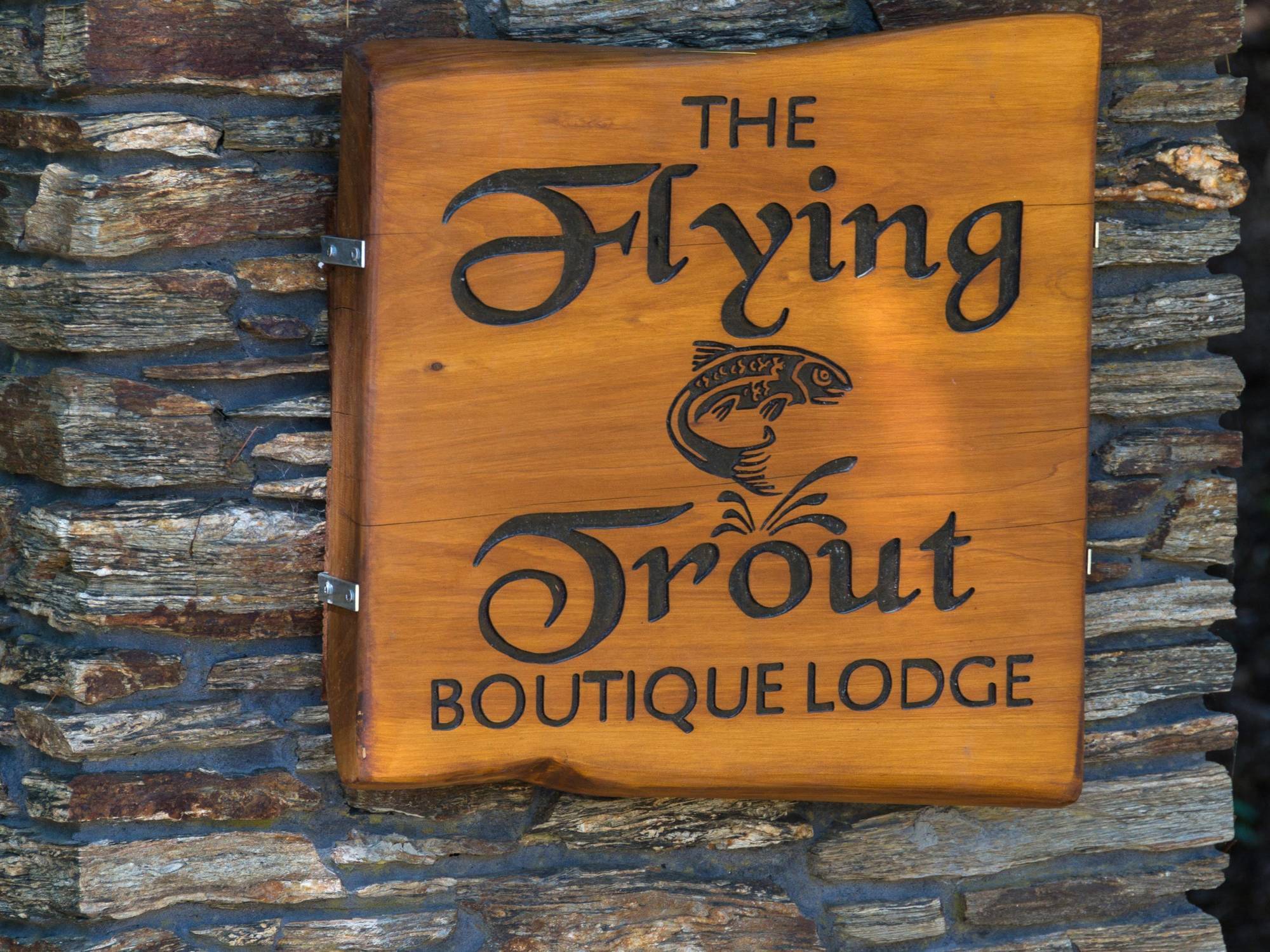 The Flying Trout Boutique Lodge Taupo Exterior foto